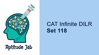 CAT Infinite DILR - Set 118 | 14 People in 2 Rows | Linear Arrangement