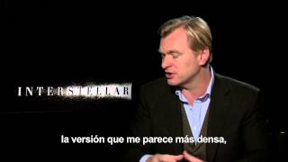 Christopher Nolan Habla Sobre Interstellar