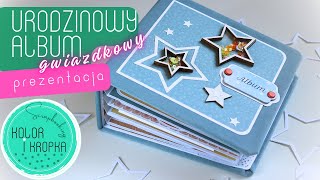 album urodzinowy dla dziecka | #minialbum | kolekcja papierów z #action