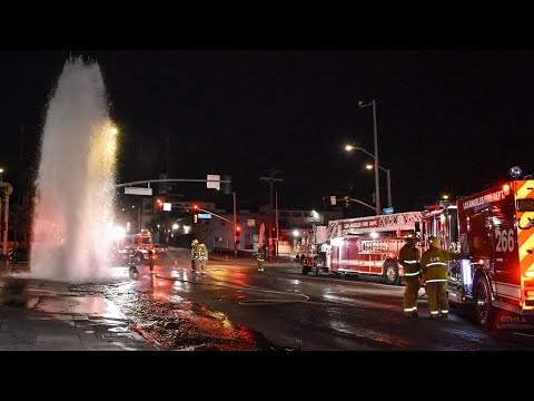 LAFD Task Force 66: Sheared Hydrant