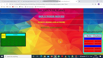 SCMS TABLES & HYPERLINKS-VIDEO-7