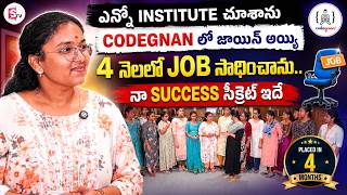How I Got Placed in Just 4 Months at Codegnan | Student Success Story at Codegnan | SumanTV Usha