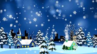 Video thumbnail of "Cartoon Christmas snow falling Video for Children"