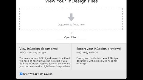 InDesign File Open Utility
