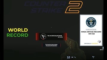 FASTEST NINJA DEFUSE ON CS2 | *WORLD RECORD*