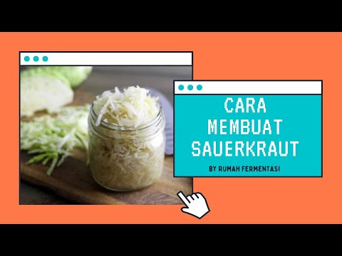 Video: Cara Memasak Sauerkraut Dalam Balang