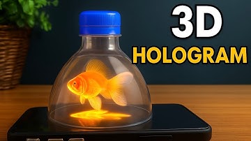 DIY Amazing 3D HOLOGRAM PROJECTOR from Plastic Bottle / Easy Build & Earn Money Online !