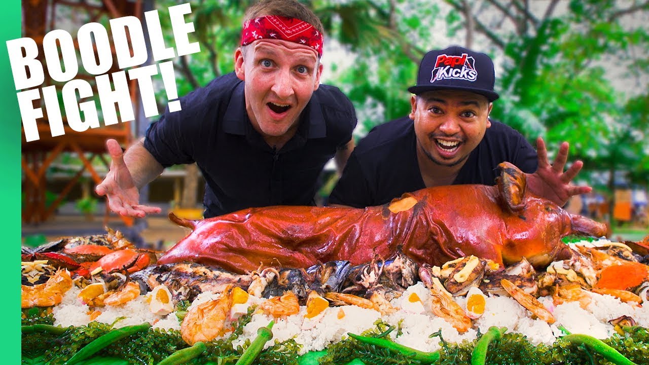 Epic BOODLE FIGHT! What $100 gets you in the Philippines | Best Ever Food Review Show