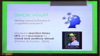 1  What is DMDX