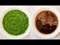 Navratri Special Hari Dhaniya &amp; Imli Khatti Meethi Chutney Recipe | Green &amp; Imli Chutney for Fast