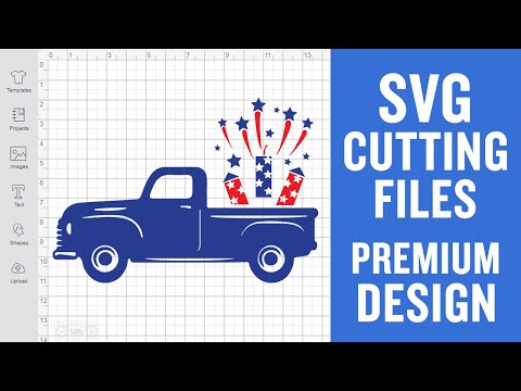 4Th Of July Truck Svg Cutting Files for Cricut Premium cut SVG