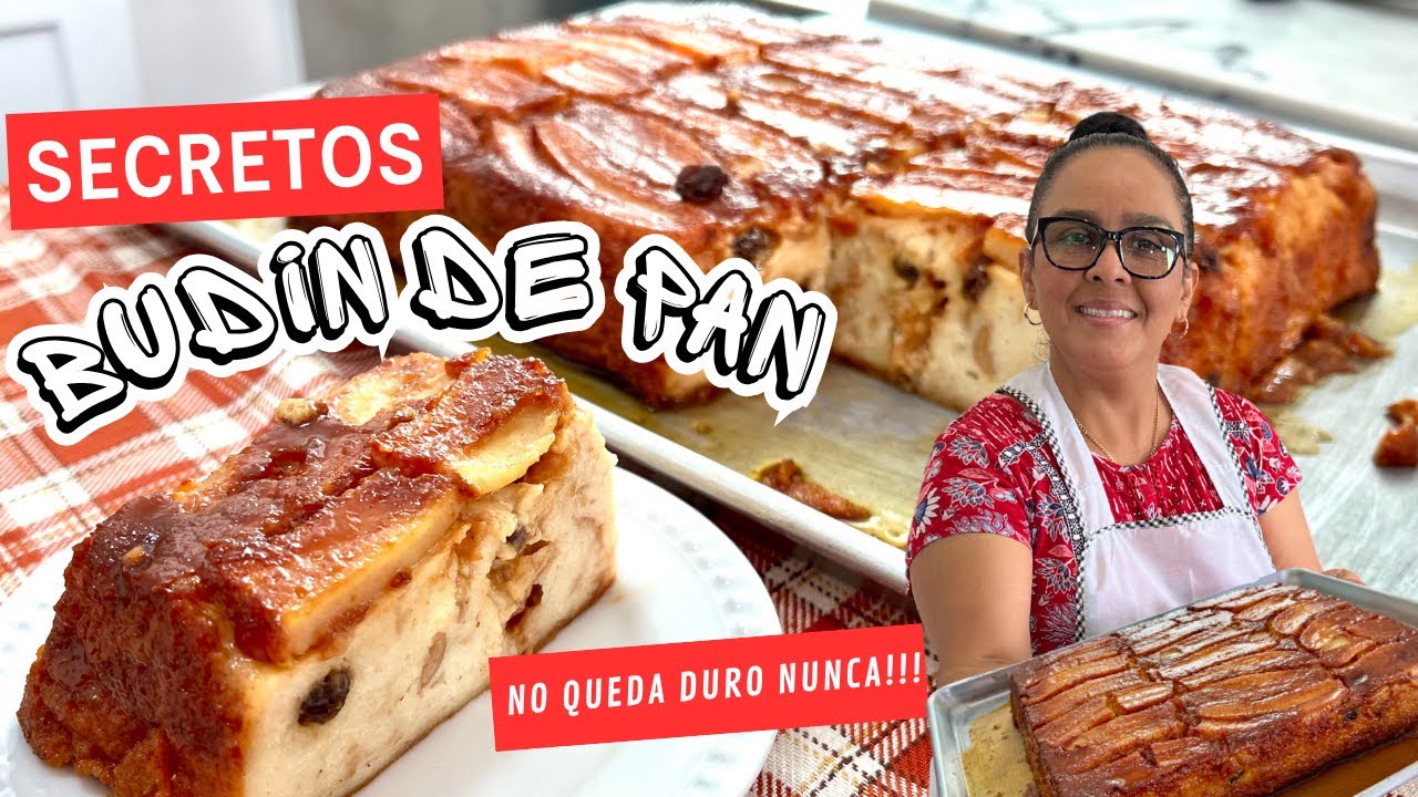 EL SECRETO PARA QUE EL BUDIN NO QUEDE DURO O TIESO - BUDIN DE PAN EXTRA SUAVE