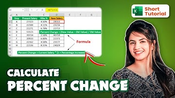 How to calculate percent change in excel 2024