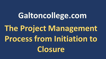 The Project Management Process: From Initiation to Closure