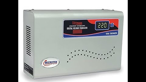 Microtek EM 5130+ (899-150-5130) Automatic Voltage Stabilizer for AC up to 2 ton (130V-300V)