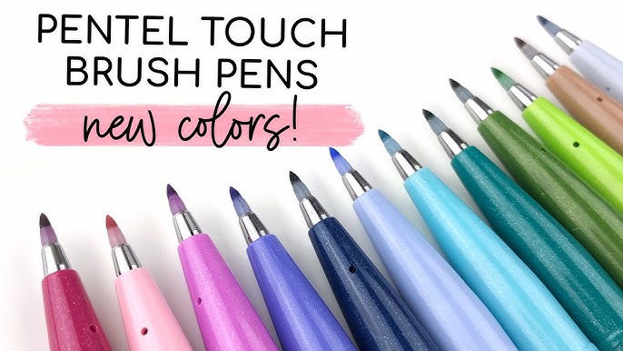 Pentel Brush Sign Pen Twin  Calligraphy Pen Review 