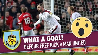 FREE KICK TO DIE FOR | Defour's Spectacular Free Kick v Man United