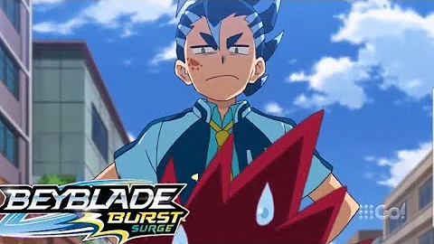 Hyuga runs away from Hikaru's special training! Beyblade burst surge ep 15!