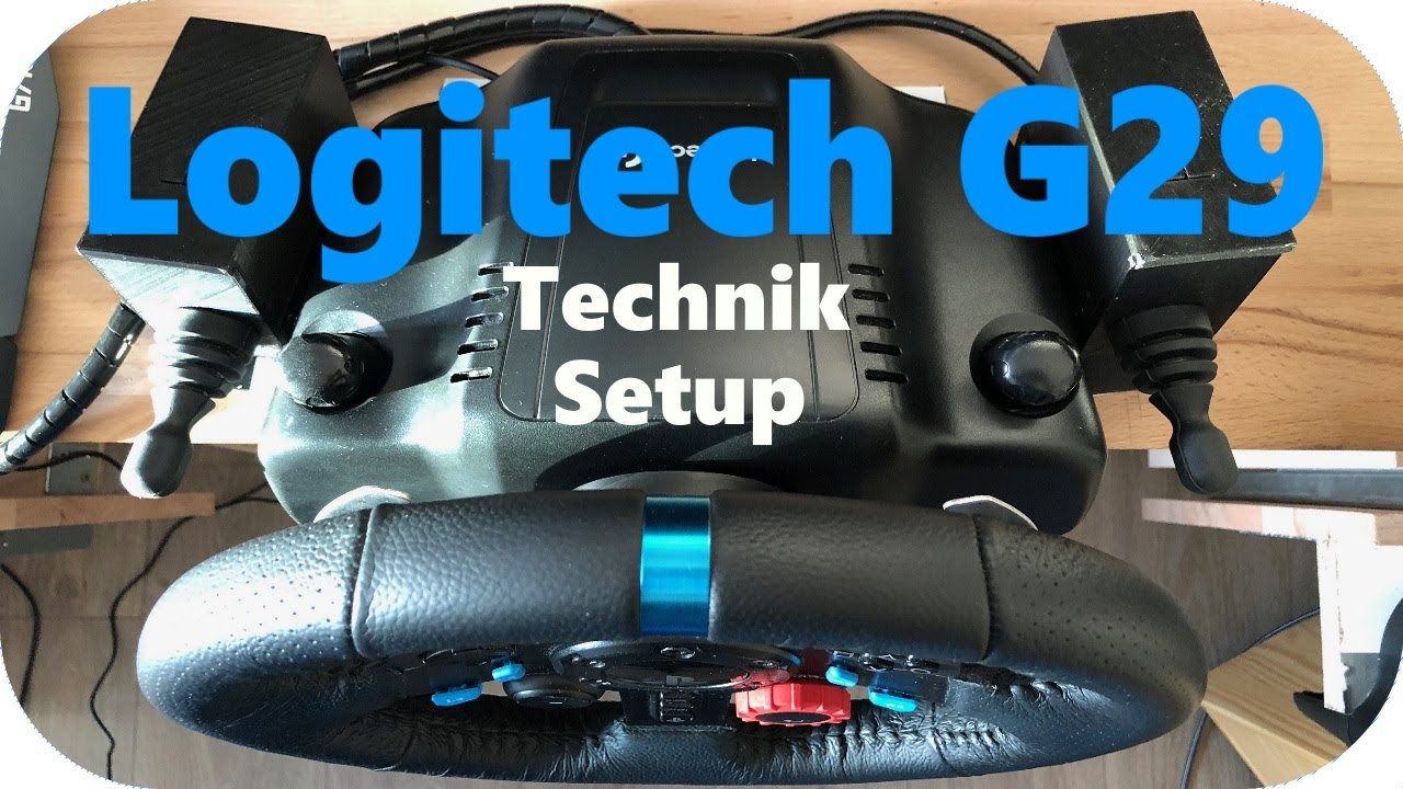 Logitech G29 Lenkrad Setup Technik Youtube