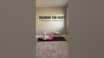 Advanced Deadbug for Core #deadbug #coreexercises #workouttips