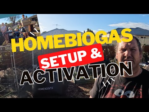 Free Cooking Gas! Homebiogas Setup and Activation Tutorial