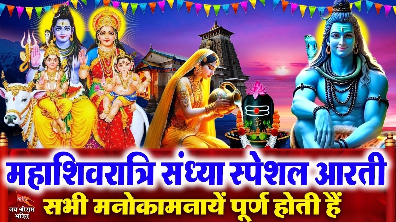 आज शाम महाशिवरात्रि पूजा के समय ये शिव आरती सुनने से शिव जी आपको व्रत का उत्तम फल प्रदान करते हैं