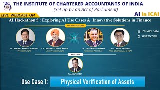 Physical Verification of Assets using AI | Hackathon 5 | CA. Ajay Gumbar | AI in ICAI