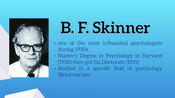B. F. Skinner