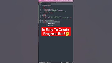 Progress bar using html css | JavaScript