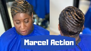 Curling  with Marcel irons. #teamDMS