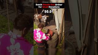 Dutch Reaction to Arthur Donating $0.01 #rdr2 #reddeadredemption
