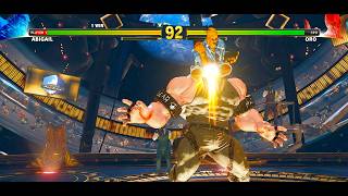 Street Fighter V  ABIGAIL VS ORO screenshot 5