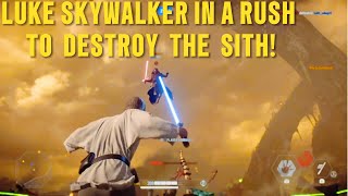 Star Wars Battlefront 2 | Luke Skywalker Gameplay | Heroes Vs Villains