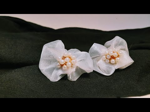 Video: 3 cách làm bông tai bằng vải