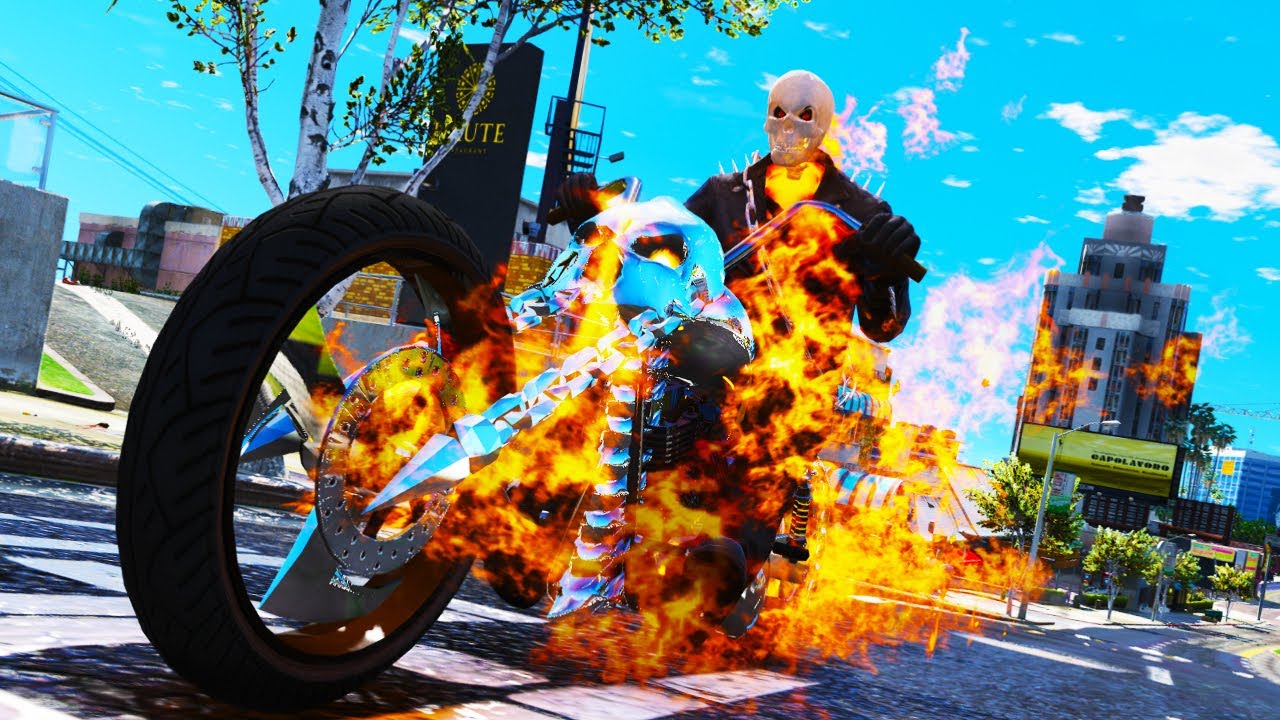 GHOST RIDER in GTA 5!