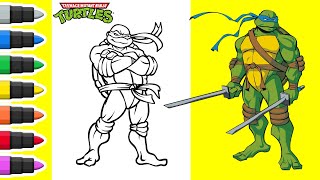 Coloring Leonardo | Teenage Mutant Ninja Turtles