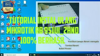 tutorial cara instal ulang mikrotik rb 951ui_2HnD mantap 100% berhasil mengunakan netinstall/tutoria