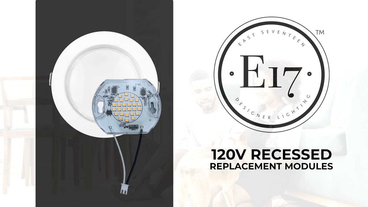 Modernizing Lighting: E17 120V Recessed Lighting with Replaceable ...