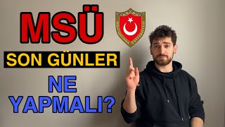 Msüye Son 1 Hafta Son Net Artışları Ve Stres Yönetimi Ü2022