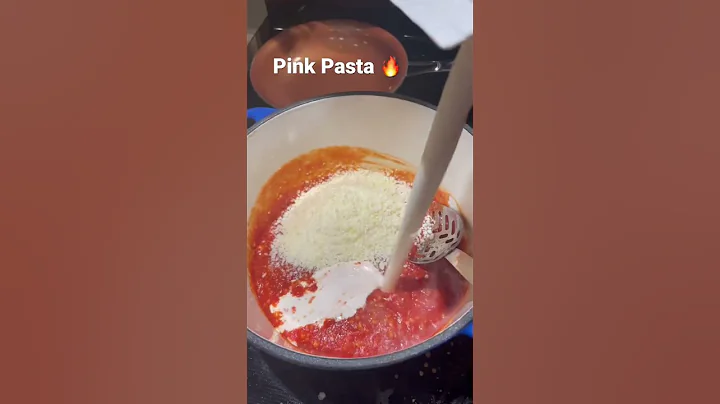 Pink Pasta #food #foodie #recipe #pasta #cooking #...
