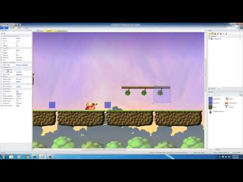 Platform Game Development w  Construct 2   17   Making Platforms You Can Jump Through