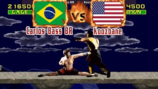 Mortal Kombat - Carlos Bass BR (BRA) VS (USA) Koozbane [mk] [Fightcade] モータルコンバット [真人快打]