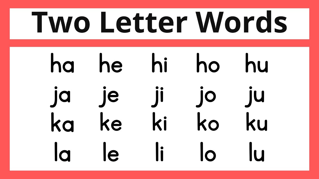 Blending TWO-LETTER WORDS - Part 2 | Two Letter Words  Reading Fluency Building | Phonics Reading