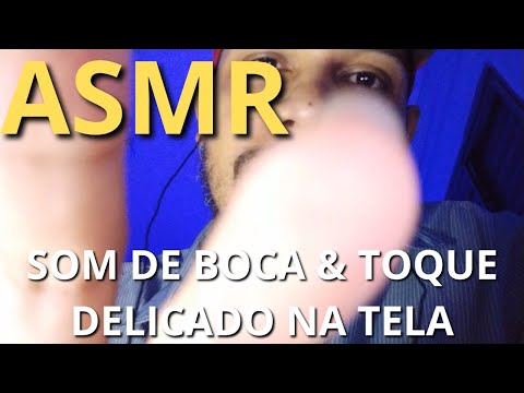 ASMR SONS DE BOCA, TOQUE DELICADO NA TELA E CONTA GOTAS PARA RELAXAR E DORMIR 😴