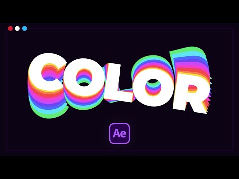 Colorful Text Animation