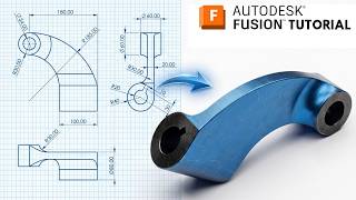 Fusion 360 From Zero | Beginner Step-by-Step Modeling Tutorial #181