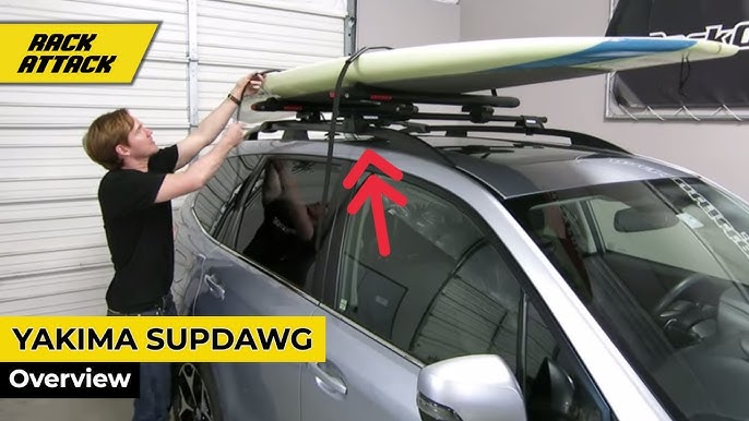 Thule SUP Taxi XT Rooftop Paddleboard Carrier Overview and Demo - YouTube