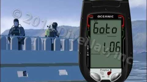 Oceanic - ProPlus 3 dive computer - Tutorial - m3s2