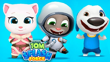 TALKING TOM SPLASH FORCE - All characters - Gameplay, Android Mobile ios