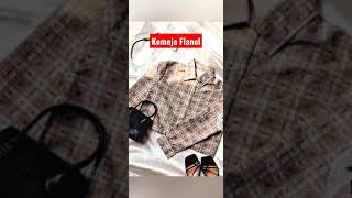 Shopee Haul Kemeja flanel atasan kotak only 22k #shorts #Shopeehaul #Kemejaflanel #racunshopee